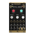 After Later Audio Resonate eurorack module with knobs, toggle switches, and multiple 3.5mm jacks for audio synthesis control.