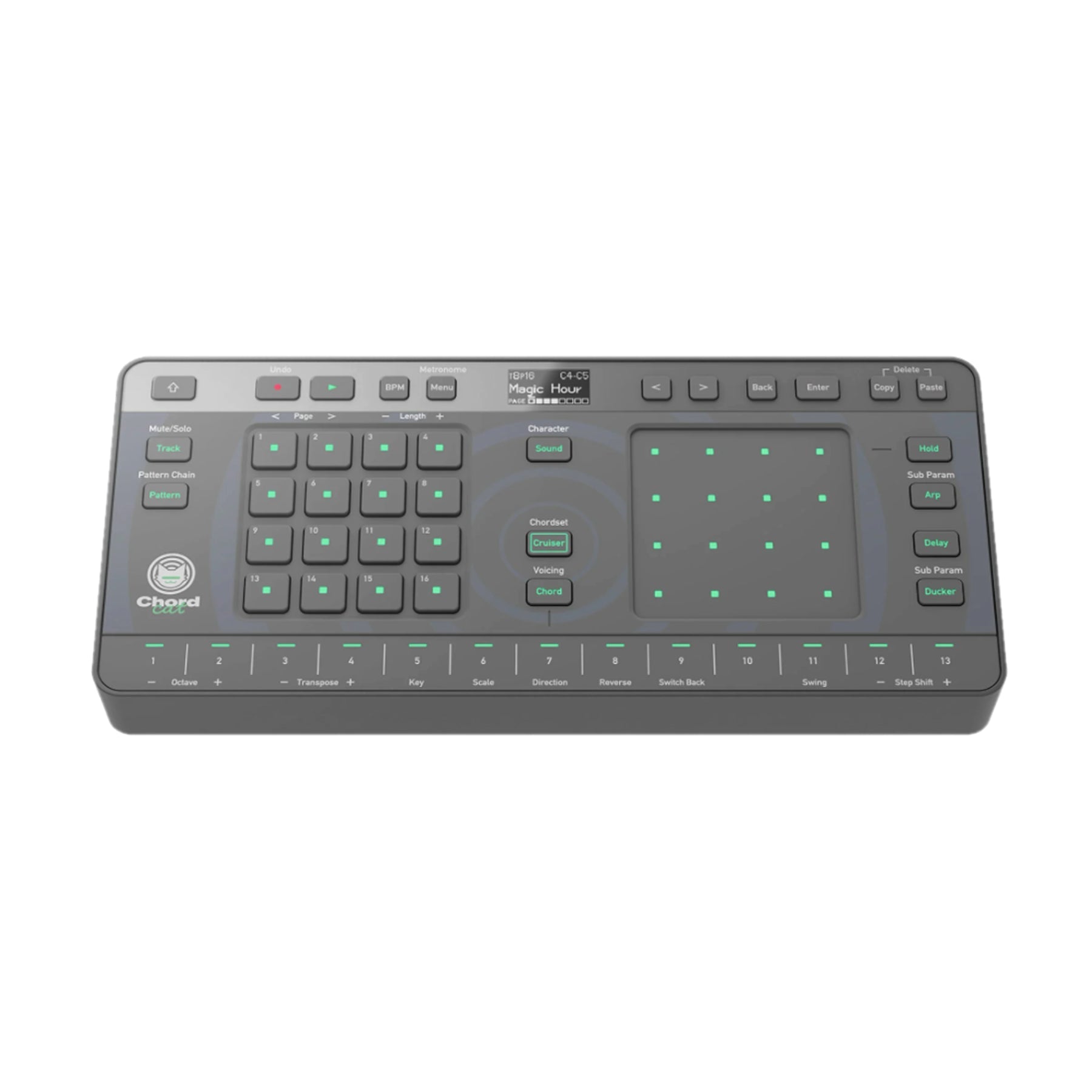 AlphaTheta Chordcat, keyboard synthesizer instrument