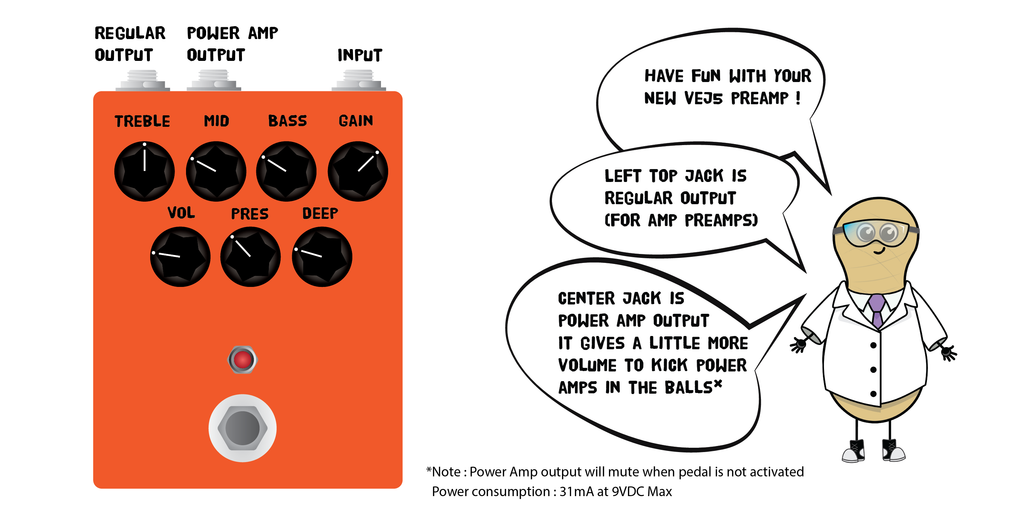 GUPtech VeJ5 - High gain Preamp — Preamp / Boost