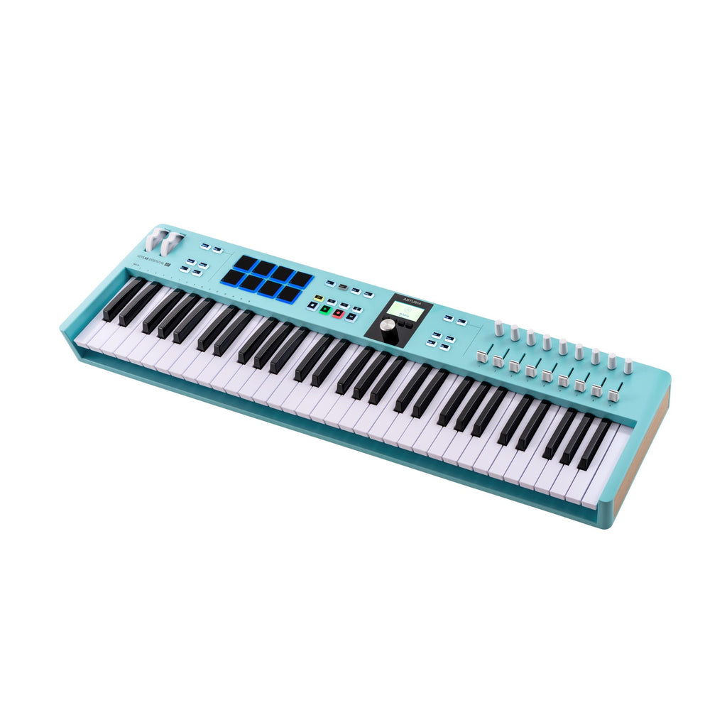 Arturia Keylab Essential 61 MK3 - Aquamarine (Limited Edition), keyboard synthesizer instrument