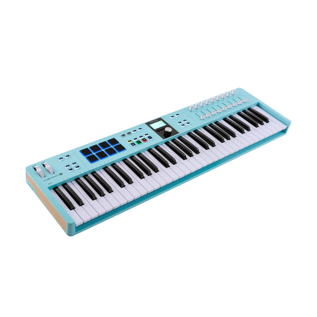 Arturia Keylab Essential 61 MK3 - Aquamarine (Limited Edition), keyboard synthesizer instrument