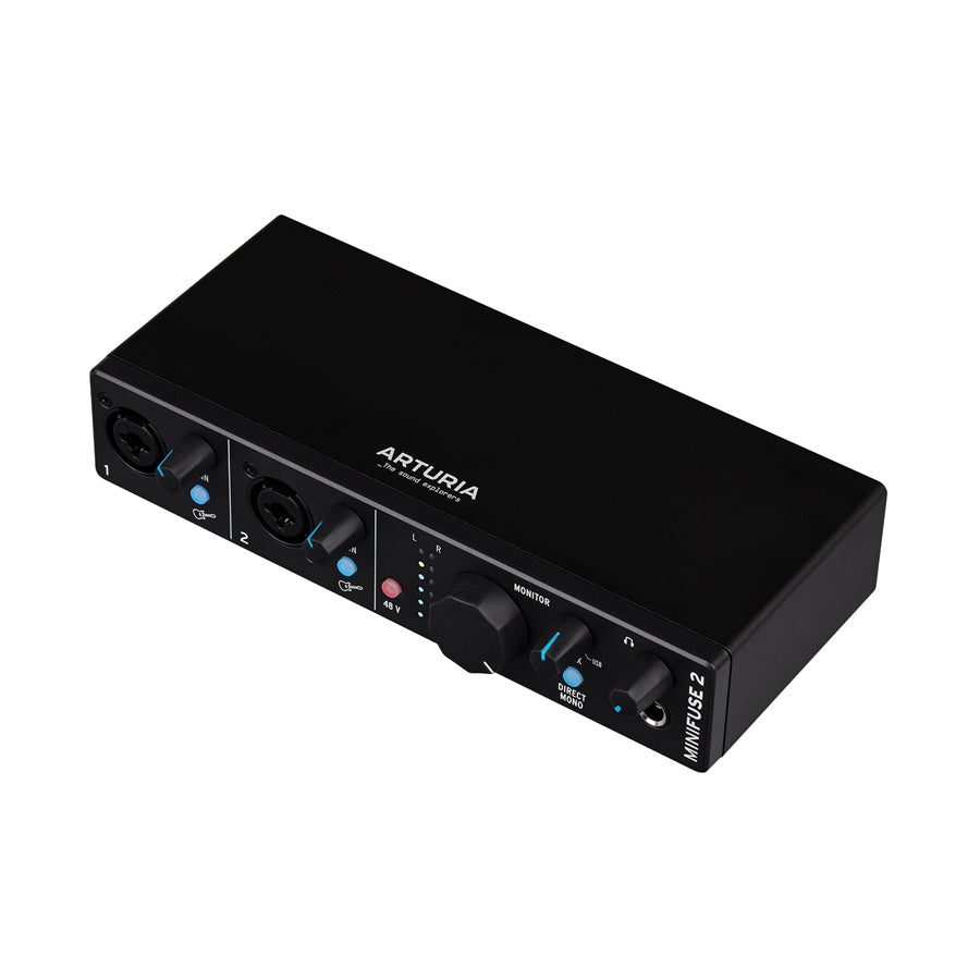 Arturia MiniFuse 2 - Black, computer recording audio interface