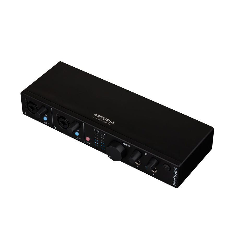 Arturia MiniFuse 4 - Black, computer recording audio interface