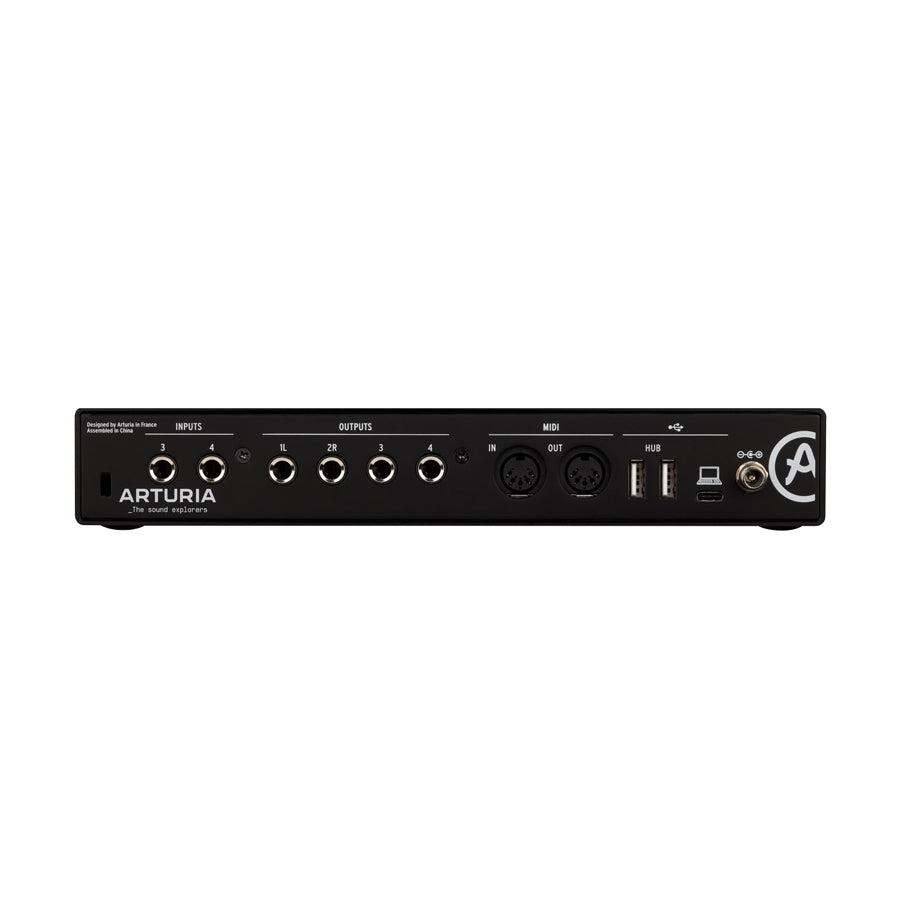 Arturia MiniFuse 4 - Black, computer recording audio interface