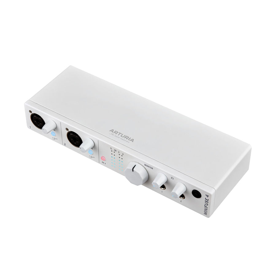 Arturia MiniFuse 4 - White, computer recording audio interface