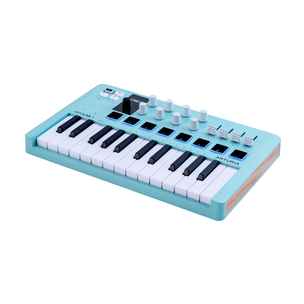 Arturia Minilab 3 - Aquamarine (Limited Edition), MIDI performance control surface