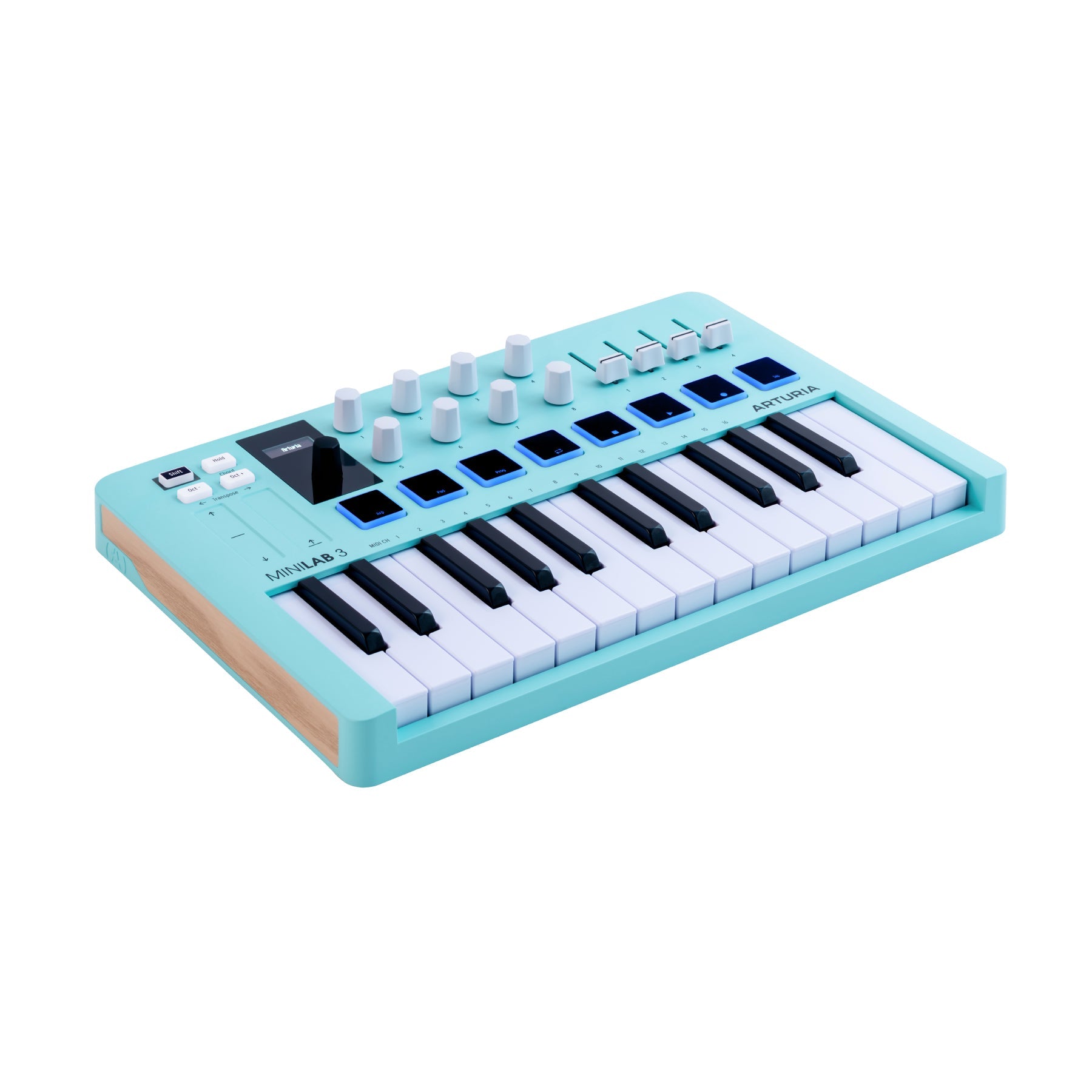 Arturia Minilab 3 - Aquamarine (Limited Edition), MIDI performance control surface