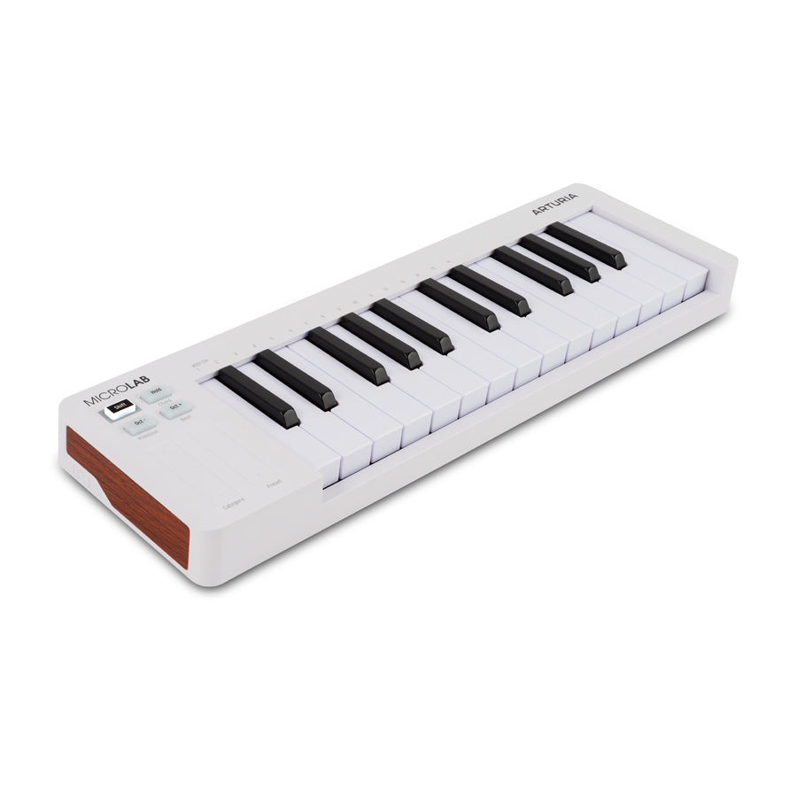Arturia MicroLab MK3 - White, MIDI performance control surface