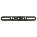 Black metal mounting bar with two adjustable thumb screws featuring 'A' logos.