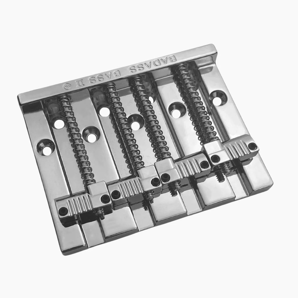 Leo Quan® Badass II™ 4-String Bass Bridge – Grooved Saddles