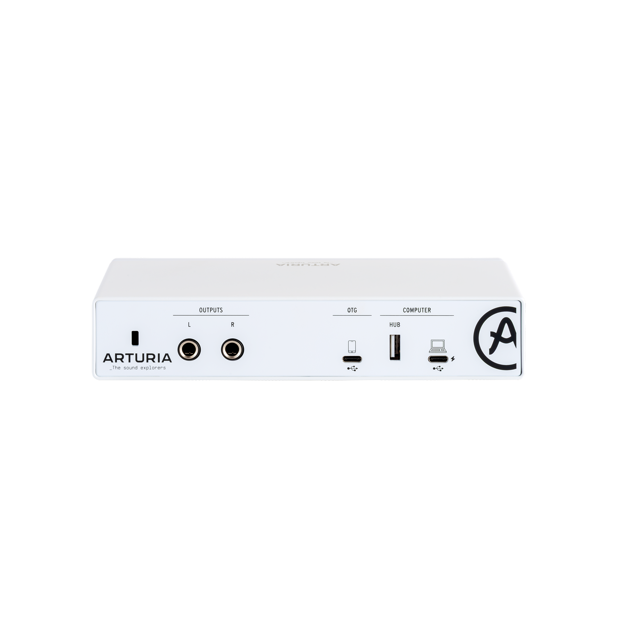 Arturia Minifuse 2 OTG USB-C Audio Interface - White, computer recording audio interface