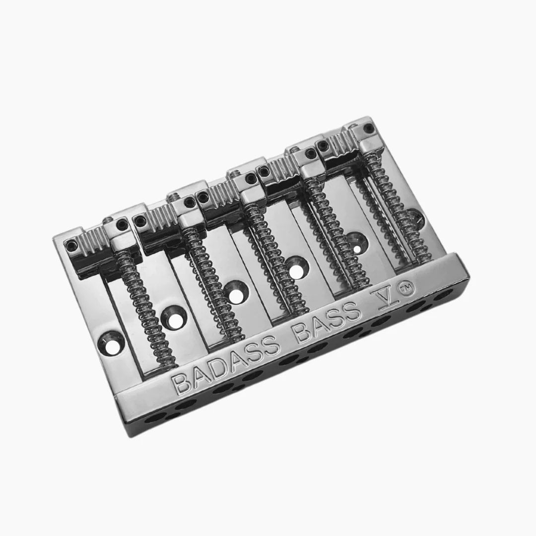 Leo Quan® Badass V™ 5-String Bass Bridge – Grooved Saddles