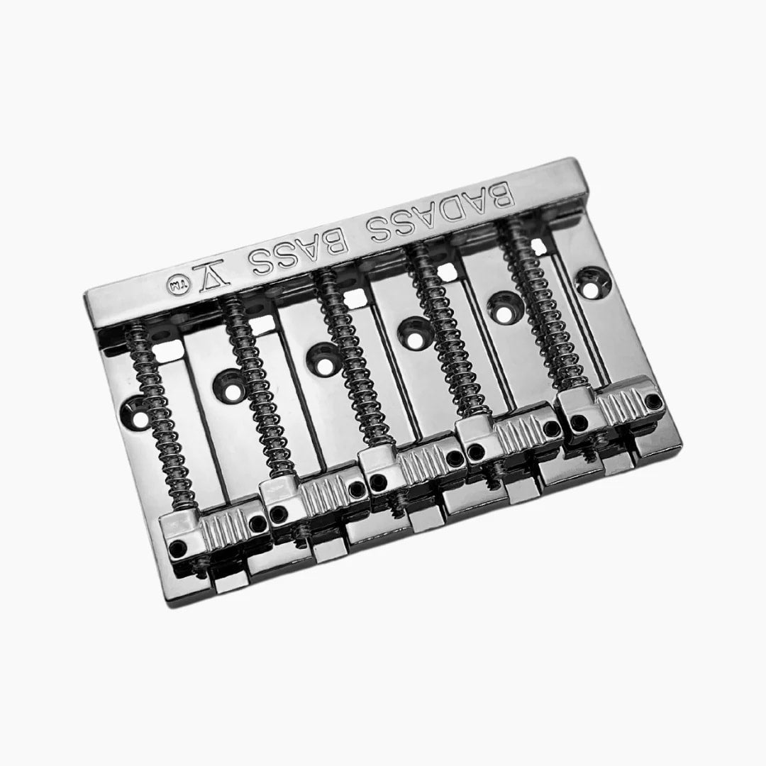 Leo Quan® Badass V™ 5-String Bass Bridge – Grooved Saddles
