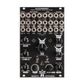 Black Eurorack module with multiple knobs, toggle switches, and 3.5 mm jacks labeled Alchemist Citadel by Bastl Instruments.