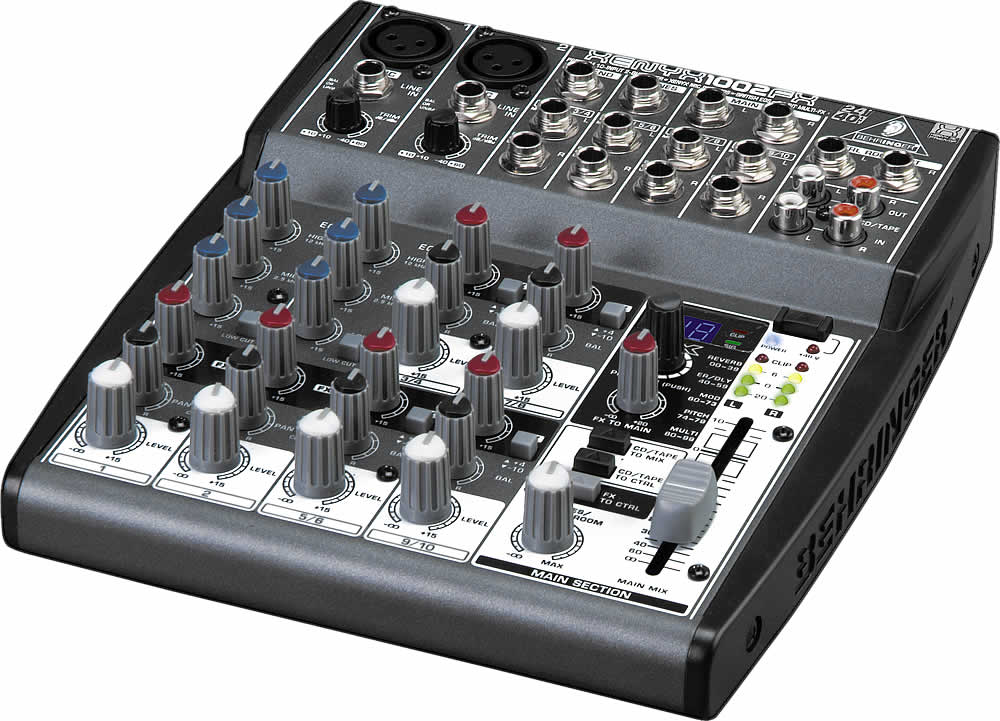 Xenyx 10 Input & 2 Bus Mixer with Effects