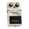 White Boss BP-1W Waza Craft guitar pedal with two knobs, a toggle switch, and input/output jacks.