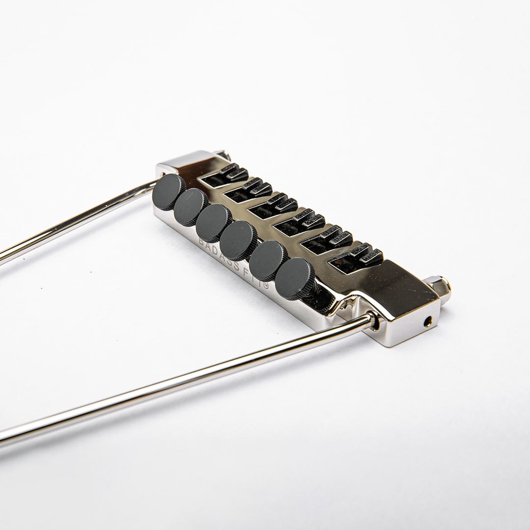 Leo Quan® Badass FTT Fine Tuner Trapeze Tailpiece – Nickel