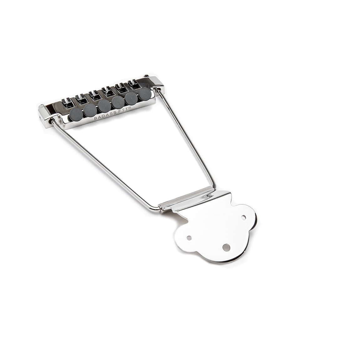 Leo Quan® Badass FTT Fine Tuner Trapeze Tailpiece – Nickel