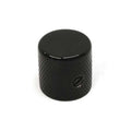 Black cylindrical knob with textured sides and a set screw visible on the side.