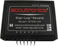 Black Accutronics Digi-Log Reverb module model BTDR-2H with metal pin connectors and printed label.