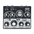 Top view of a Benidub Digital Echo effect pedal showing multiple knobs, switches, and input/output jacks.