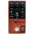 Orange and black bass preamp pedal with five knobs, a toggle switch, and a footswitch.