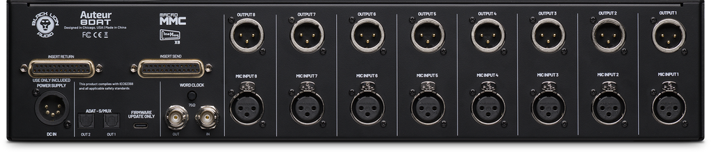 BLACK LION AUDIO Auteur 8DAT — Microphone, studio recording microphone body