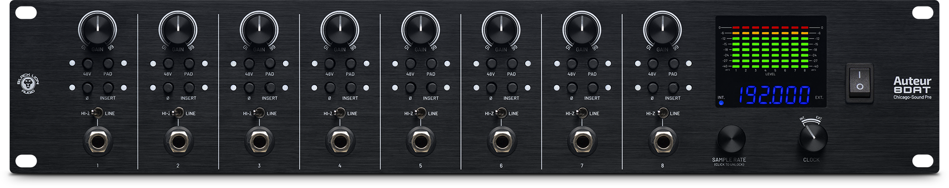 BLACK LION AUDIO Auteur 8DAT — Microphone, studio recording microphone body