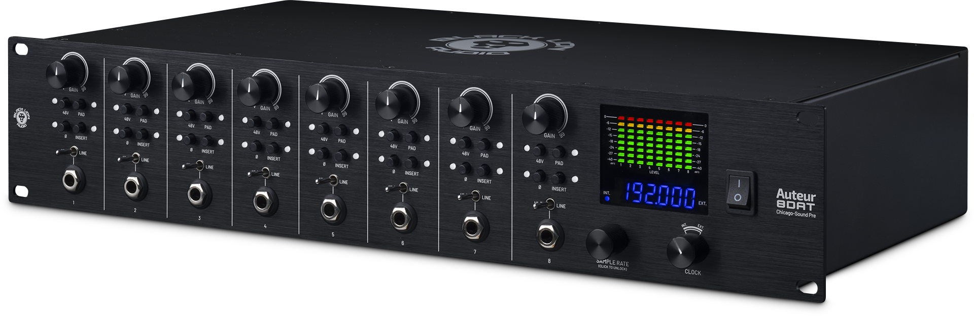 BLACK LION AUDIO Auteur 8DAT — Microphone, studio recording microphone body