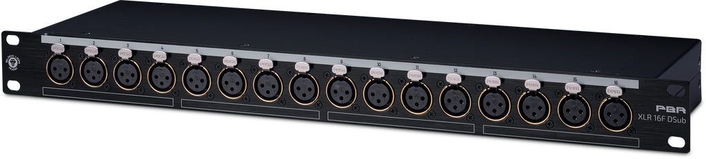 BLACK LION AUDIO PBR XLR 16F DSub — Patchbay