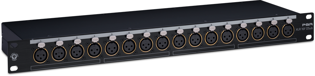 BLACK LION AUDIO PBR XLR 16F DSub — Patchbay