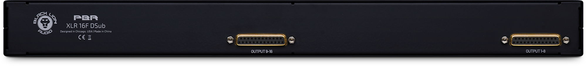 BLACK LION AUDIO PBR XLR 16F DSub — Patchbay