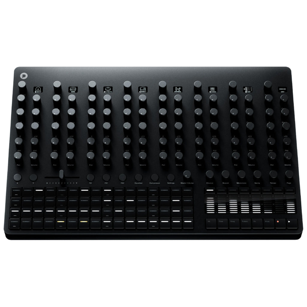 Polyend Drums - Hybrid Drum Machine - Black, rhythm production drum machine