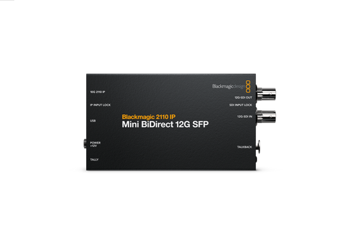 2110 IP converter, Mini BiDirect 12G SFP to SMPTE-2110