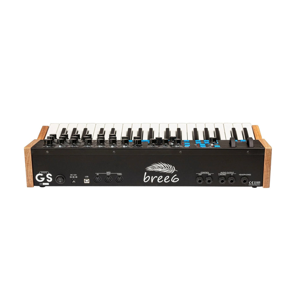 GS Music Bree6 Keyboard - Black, keyboard synthesizer instrument