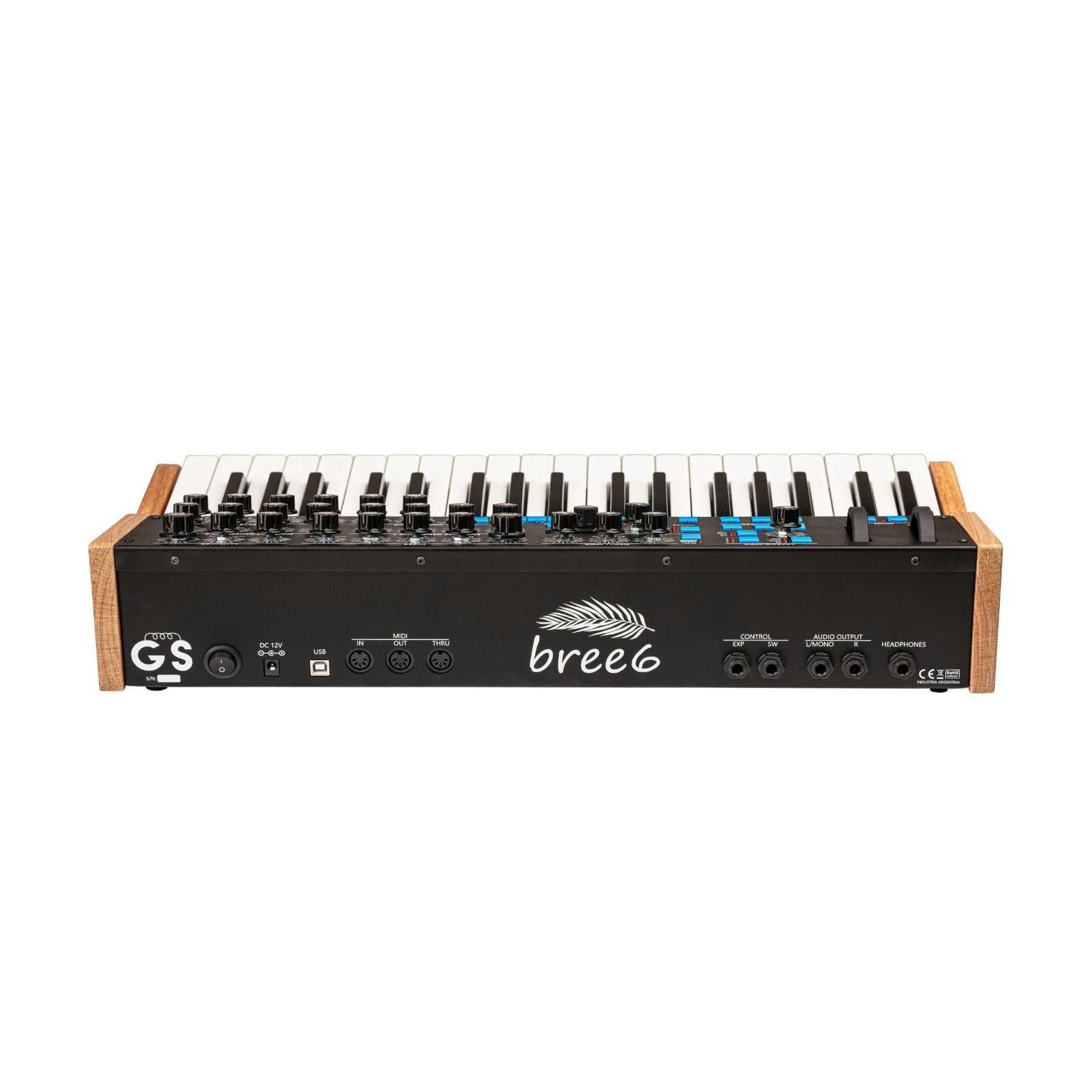 GS Music Bree6 Keyboard - Black, keyboard synthesizer instrument