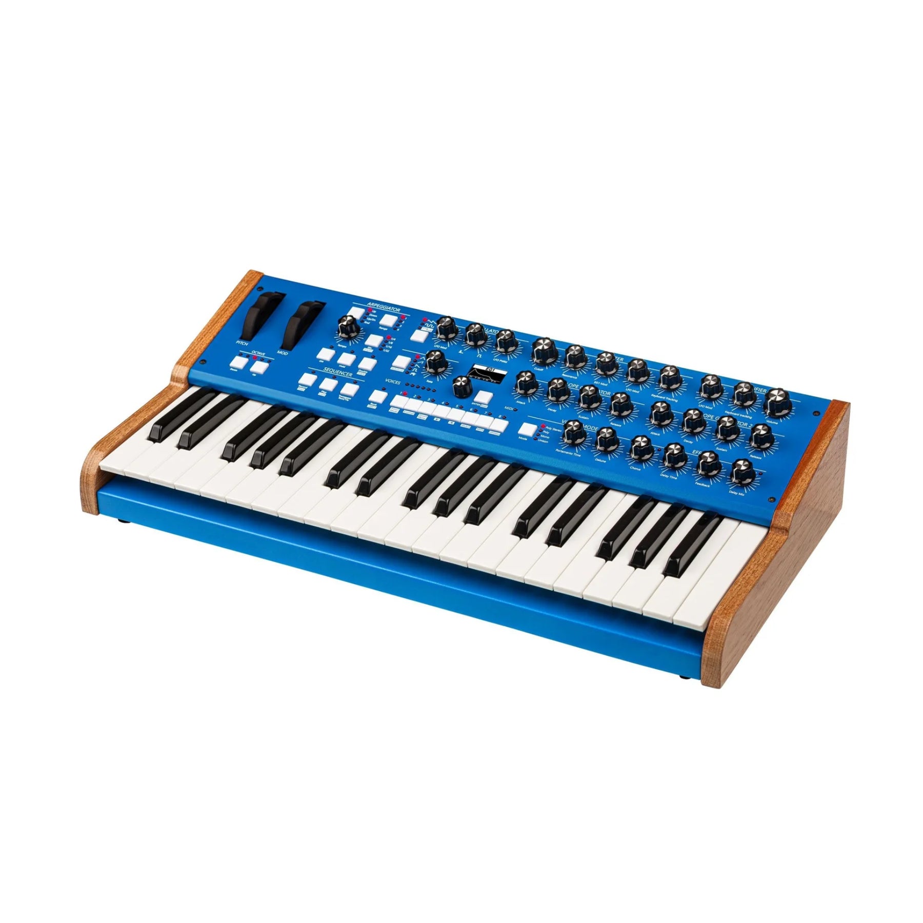 GS Music Bree6 Keyboard - Blue, keyboard synthesizer instrument