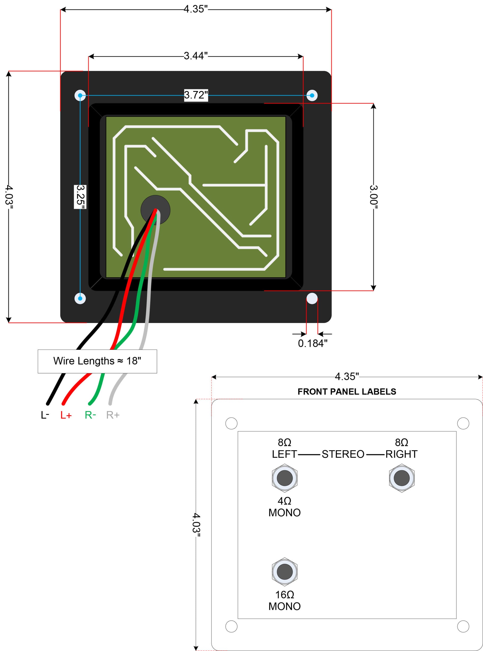 Solo Jack Plate – Plug and Play, Mono / Stereo