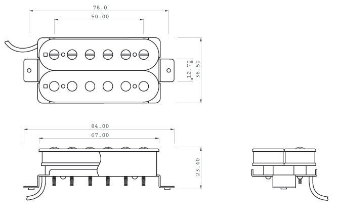 Solo Music Gear Solo DIY Humbucker Pickup Kit – Neck