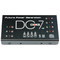 Black metal device with seven labeled DIP switches and LED indicators, marked DC7 power supply by CIOKS.
