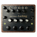 Top view of a black and copper synthesizer with multiple knobs, jacks labeled Gate 1-4, and footswitches.