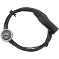 Black cable with a small round microphone capsule labeled Zeppelin Design Labs and a 3-pin XLR male connector