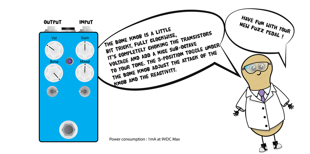 GUP Tech Clippy Fuzz — Fuzz Pedal