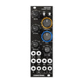 Black Cosmotronic Messor transient shaper eurorack module with knobs, switches, and 3.5mm jack inputs and outputs