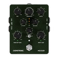 Dark green audio effects pedal with multiple control knobs and footswitch, labeled Cosmotronic Messor.