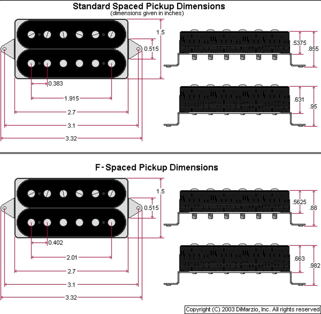 DiMarzio DP223CR PAF® 36th Anniversary Bridge Pickup