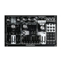 Top view of a black analog synthesizer with knobs, sliders, multiple patch jacks, and labeled controls by dreadbox.