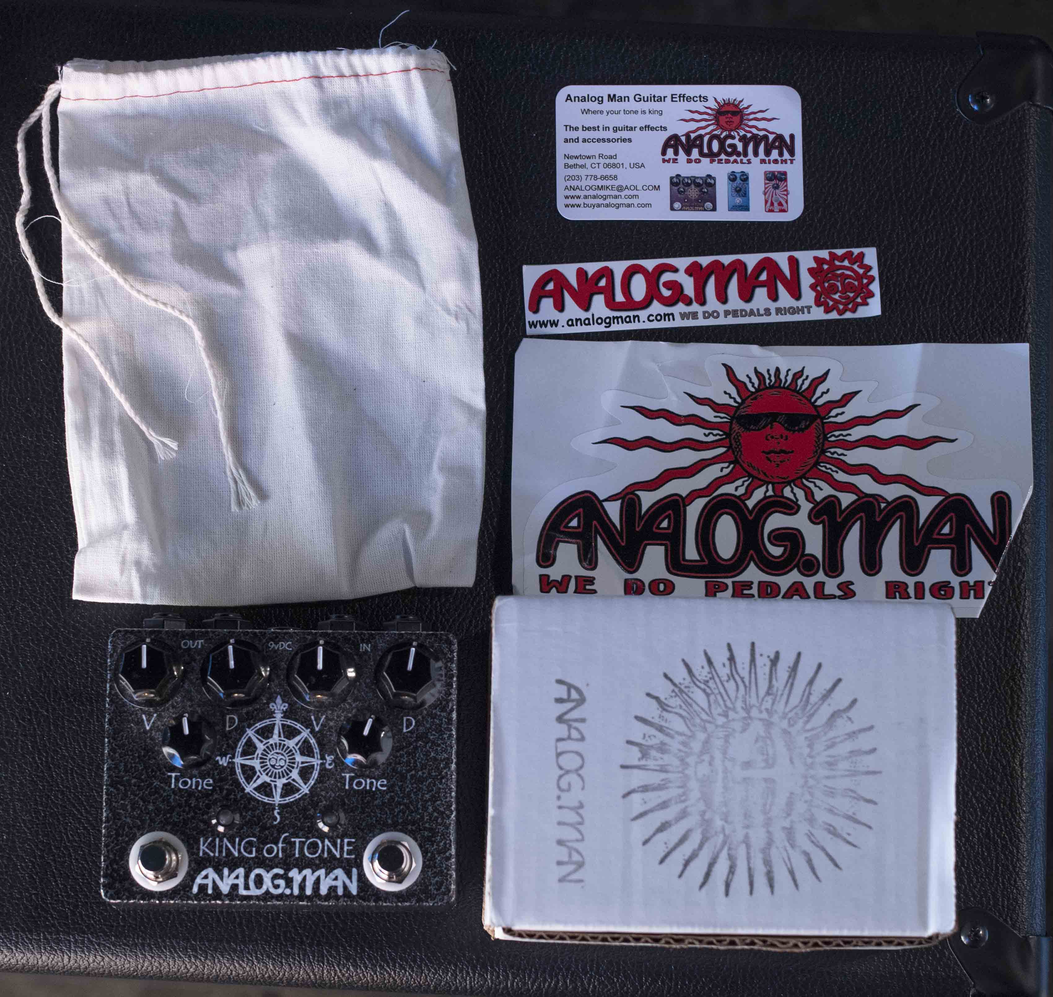 ANALOGMAN KING OF TONE V4 - 4 JACK — Reverb Pedal