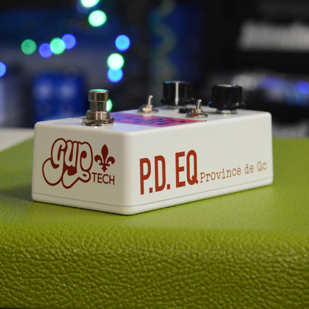 GUPtech PdeQ Gary Holt Edition - Presence Depth Guitar EQ Pedal | Québec Pedal, parametric or graphic equalizer unit