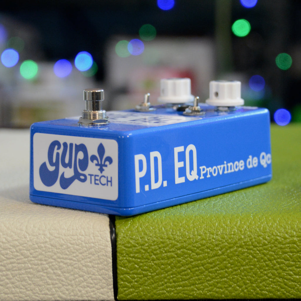 GUPtech PdeQ Presence Depth Guitar EQ Pedal - Solid State Amp Enhancement | Québec Pedal, parametric or graphic equalizer unit